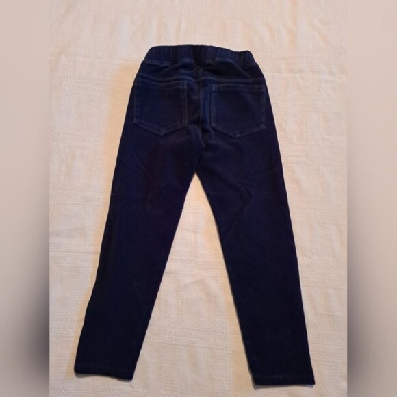 Hanna Andersson girls size 110 or 5 blue ribbed leggings vguc - Picture 4 of 4